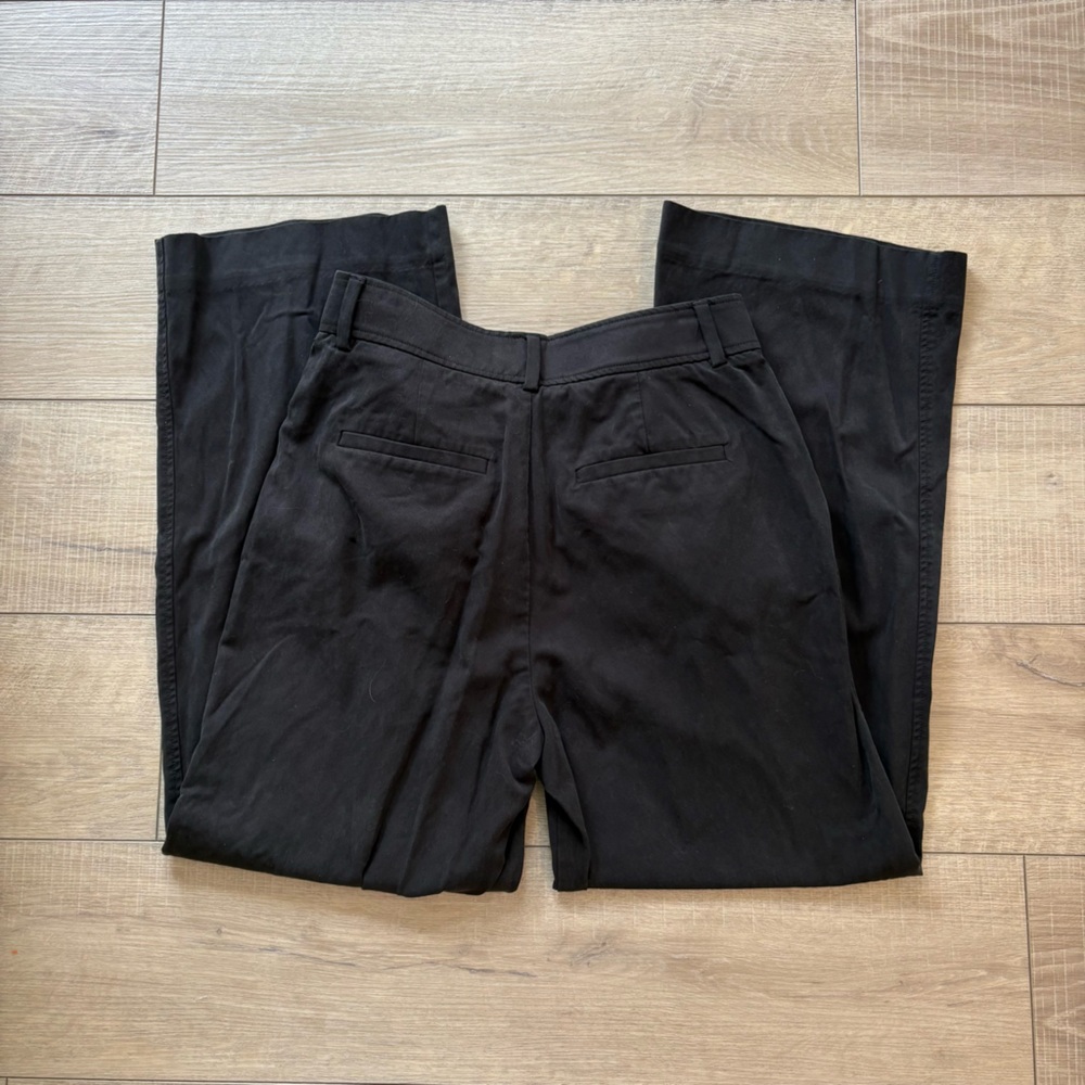 Everlane Black Wide-Leg Trouser Women's Pants - Picture 9 of 9